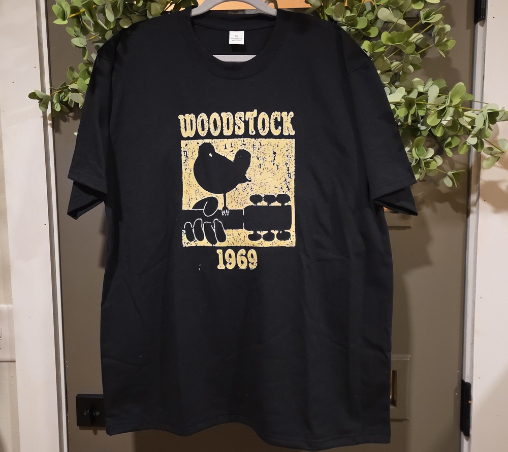 Woodstock 1969 Graphic Tee - Black